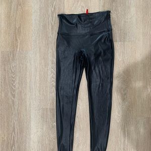 Spanx faux leather leggings